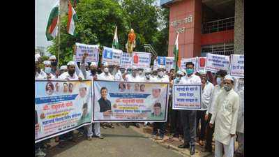 Maharashtra: Cong stages stir against BJP in Chandrapur