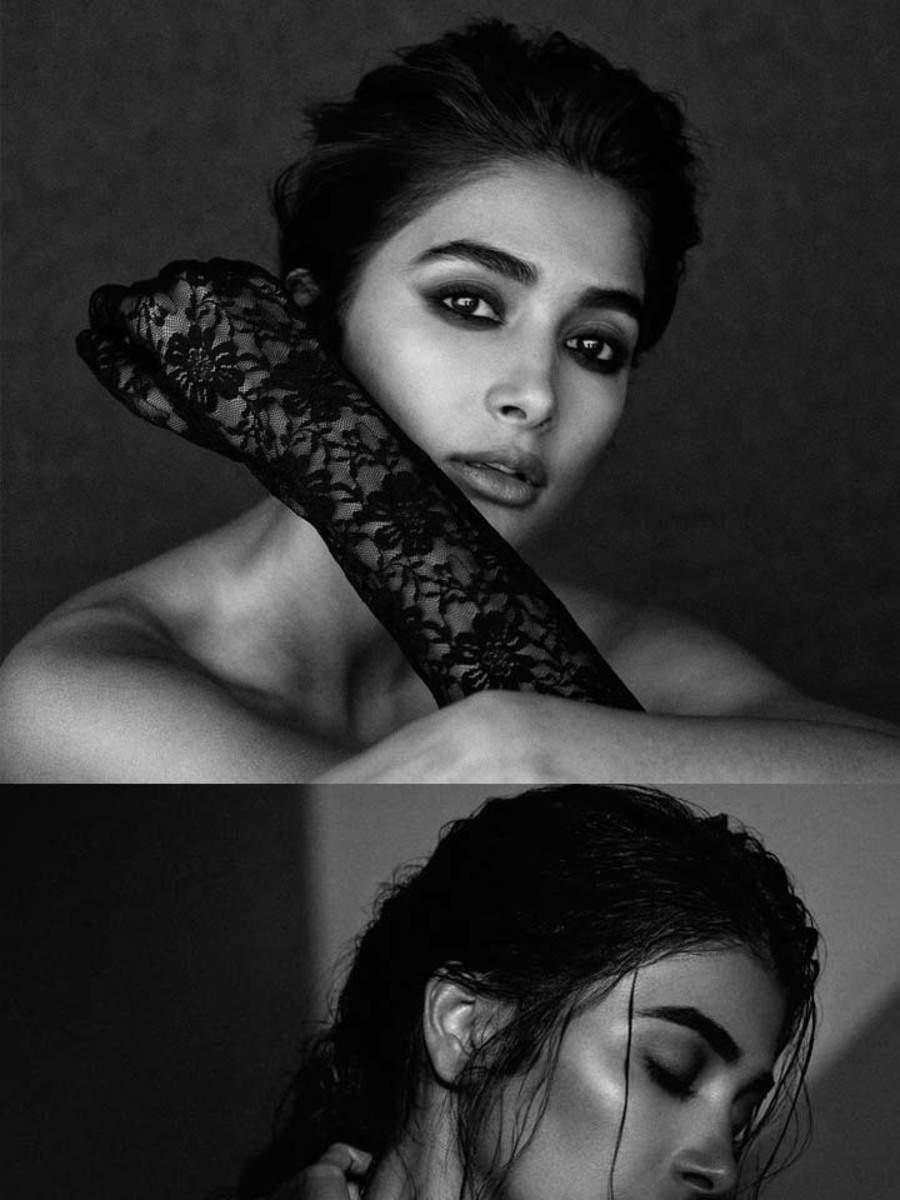 Pooja Hegde's beautiful monochrome pics