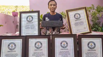 Not just punching data: JNU computer operator holds nine Guinness records for typing skills