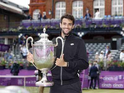 Berrettini powers to Queen's title after beating Norrie