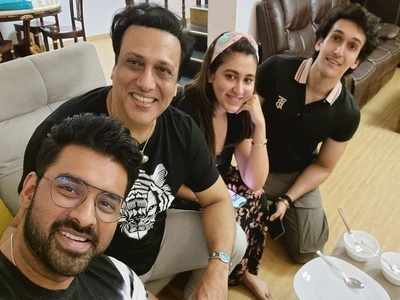 Ankush Hazra and Oindrila Sen spend quality time with Bollywood star Govinda and Yashvardan Ahuja