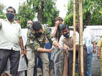 Abhishek Bachchan participates in a tree adoption campaign