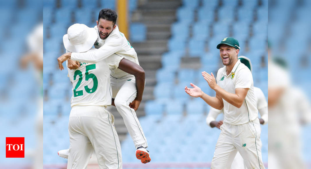 Keshav Maharaj hat-trick spins SA to series win in West Indies