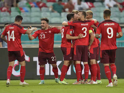 Euro 2021: Switzerland advance to last 16 without kicking a ball
