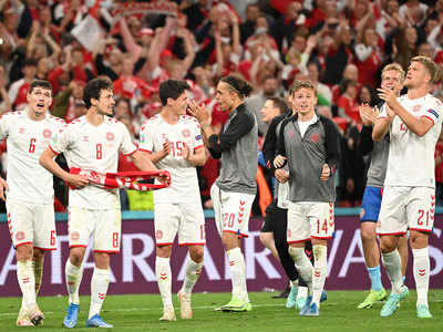 Euro 2021: Denmark pull off stunning win over Russia to make last 16