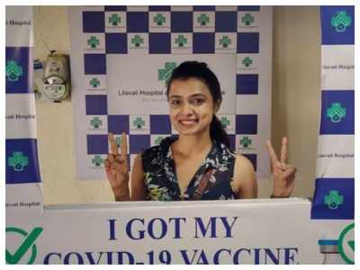 Mayuri Deshmukh takes the first jab of the Covid-19 vaccine; urges fans to get vaccinated