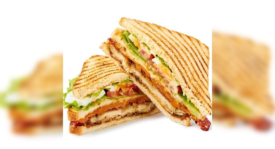 Club Sandwich Recipe: How to Make Club Sandwich Recipe | Homemade Club Sandwich Recipe