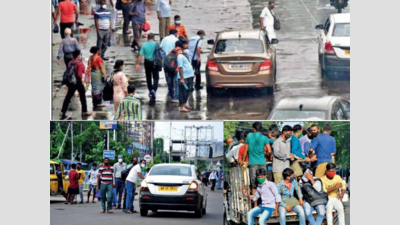 Fight for transport as private cars, mini trucks double up as shuttle in Kolkata