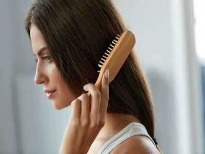 Wooden comb: Stimulates hair growth, reduces scalp infection & hair fall