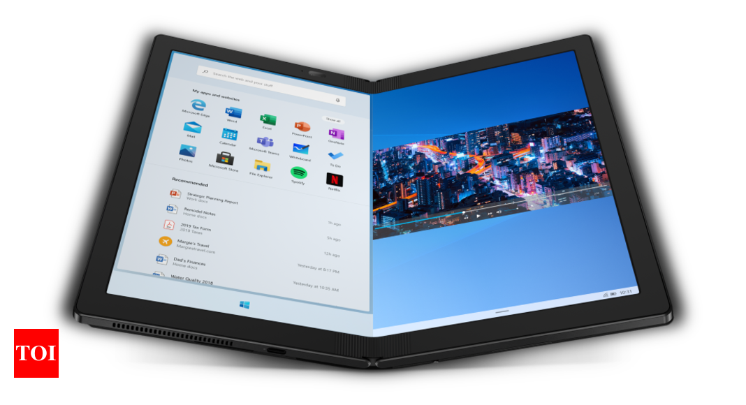 lenovo thinkpad x1 fold Lenovo launches 'world's first foldable PC