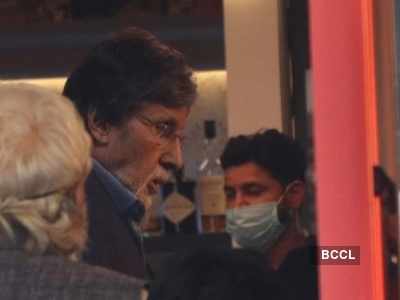 Amitabh Bachchan sports a formal look on the sets of ‘Goodbye’