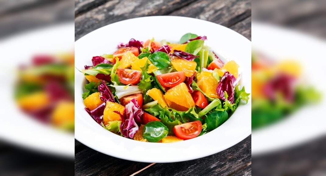 Mango Rainbow Salad Recipe: How to Make Mango Rainbow Salad Recipe | Homemade Mango Rainbow Salad Re