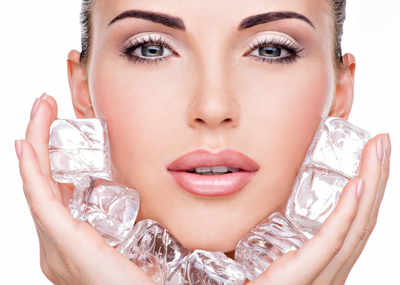 Does Korean beauty hack of soaking face in ice water really work? - Times  of India