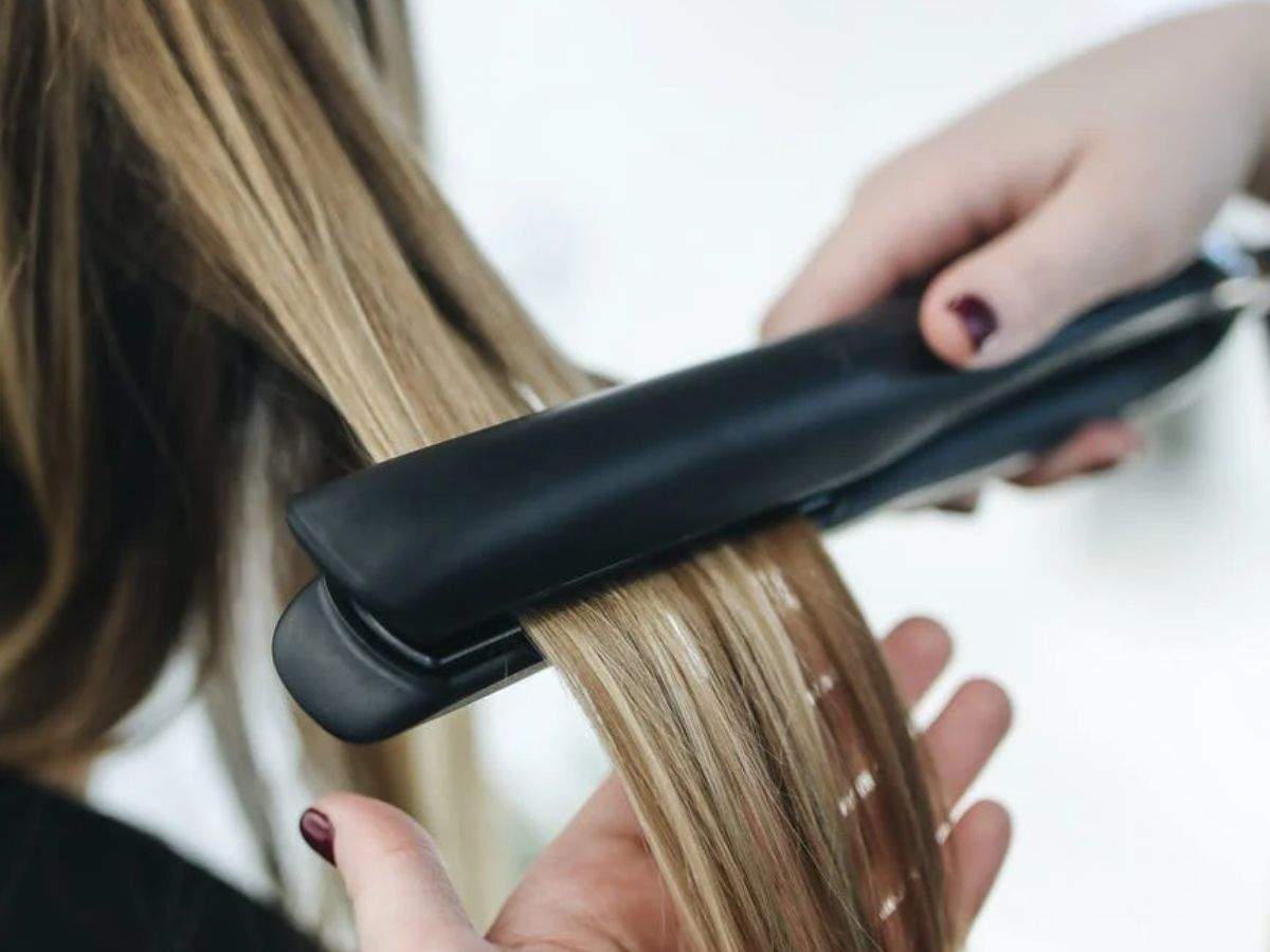 what to use with hair straightener