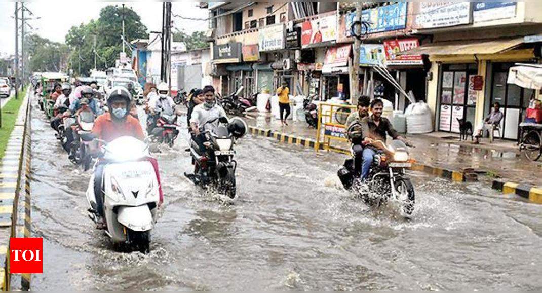 Brief Spell Of Heavy Rain Brings Prayagraj To Halt 