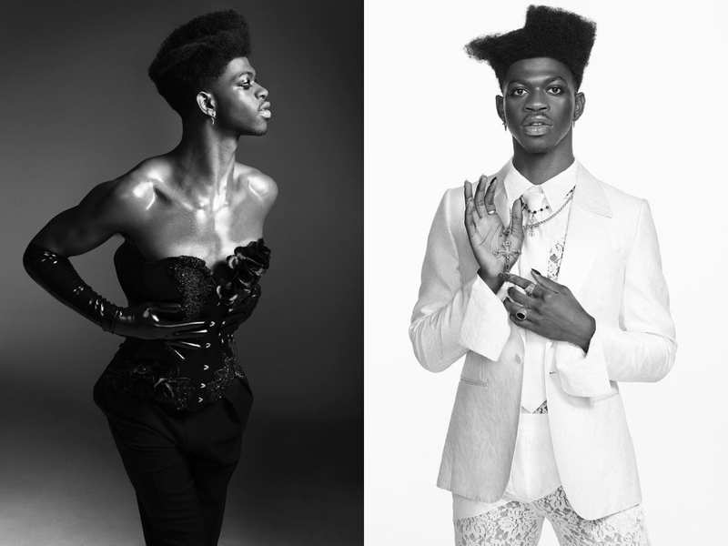 Lil Nas X Gives Lessons On Androgynous Fashion In New Photoshoot 