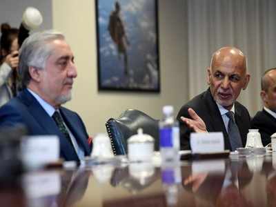 Afghan President Ghani, Abdullah Abdullah meet US Defence Secretary