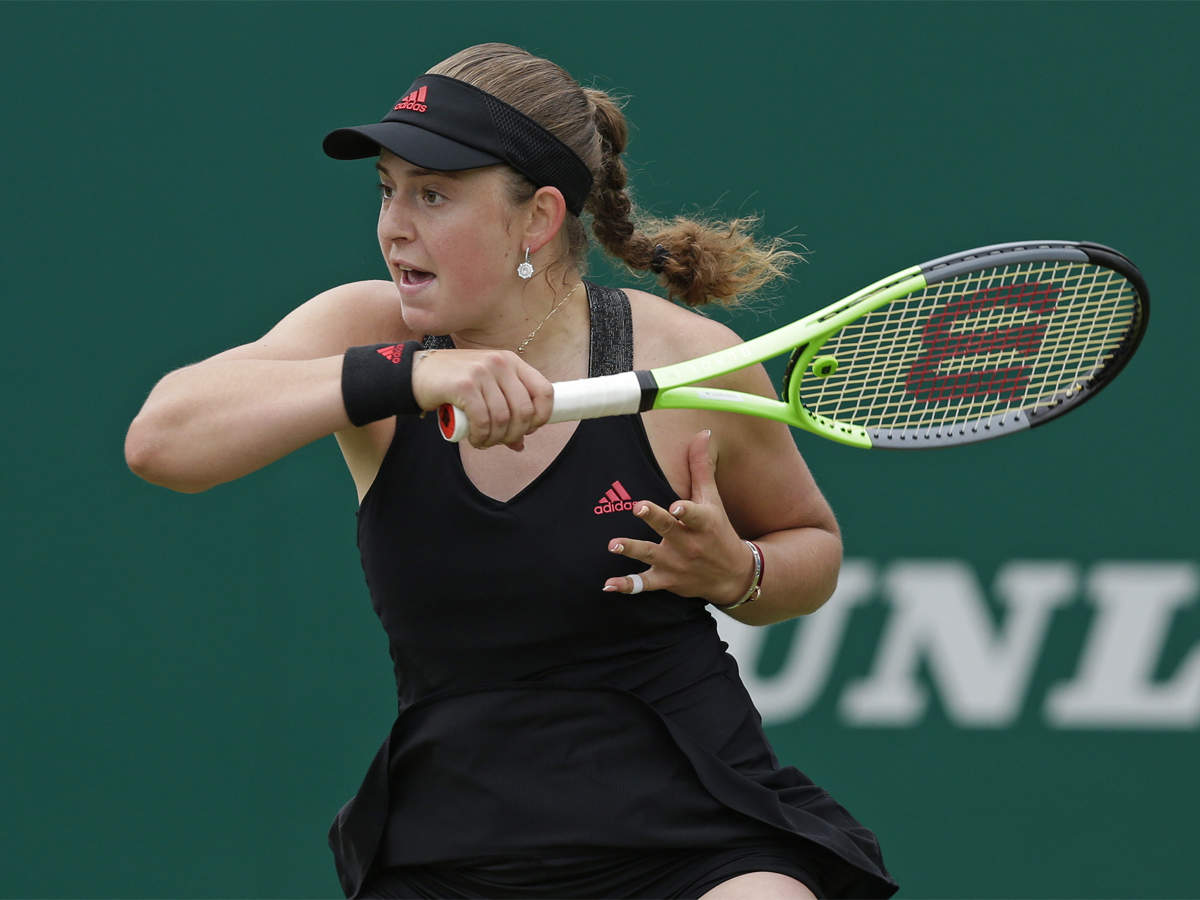 Ostapenko Breezes Past Rybakina To Set Up Kontaveit Final In Eastbourne Tennis News Times Of India