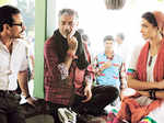 On the sets: 'Aarakshan'