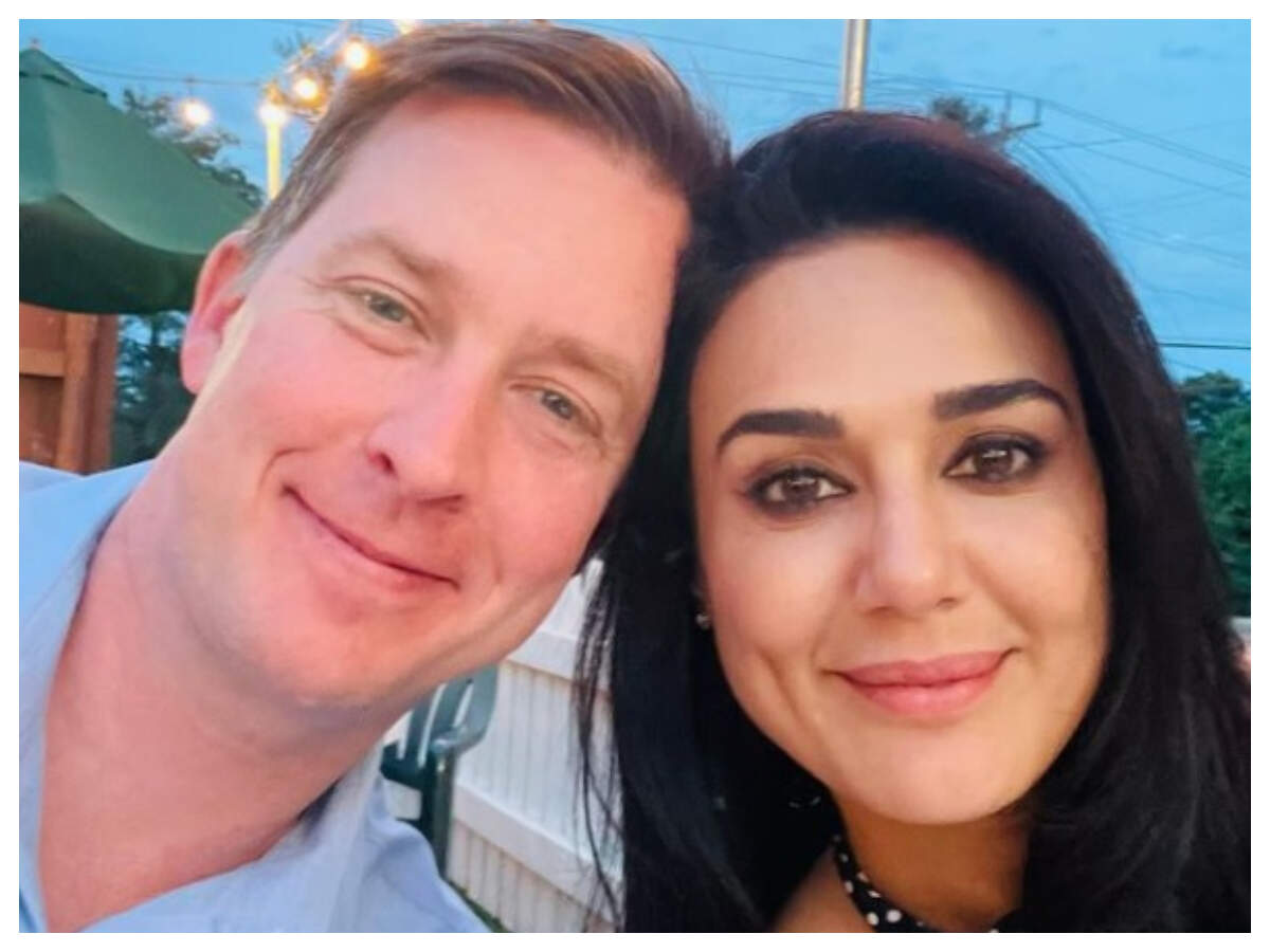 Preity Zinta shares a glimpse of her "Saturday night fever" with husband  Gene Goodenough | Hindi Movie News - Times of India