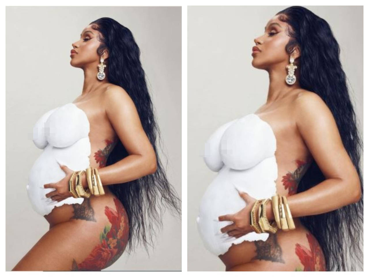 Cardi B announces second pregnancy with husband Offset; strips down for stunning photoshoot 
