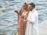 Unseen wedding pictures of Deepika Padukone and Ranveer Singh raising a toast go viral