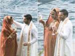 Unseen wedding pictures of Deepika Padukone and Ranveer Singh raising a toast go viral