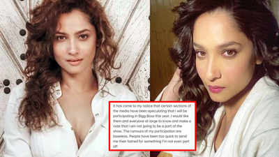 Ankita Lokhande reacts to rumours about her entering 'Bigg Boss 15' house: People have been too quick to send me their hatred for something I'm not even part off