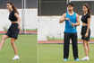 Lovebirds Disha Patani and Tiger Shroff chill on the football field; enjoy the game