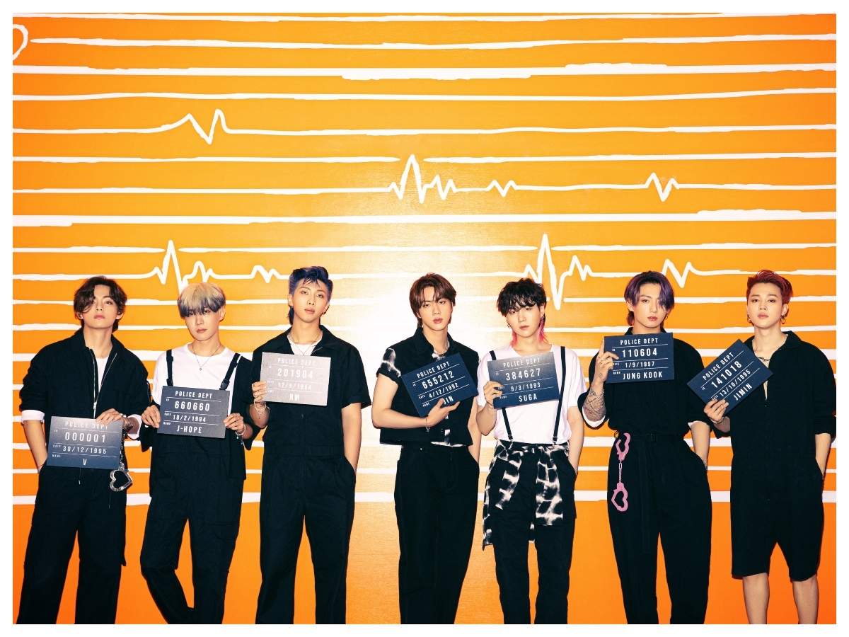 BTS is guilty of making hearts race in new 'Butter' concept photoshoot;  ARMY go gaga over band's mugshots in heart-shaped handcuffs | K-pop Movie  News - Times of India