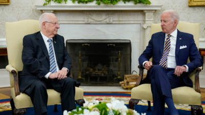 Joe Biden tells Israel president Reuven Rivlin he won't tolerate nuclear Iran