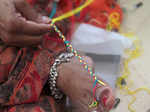 Women in the village of Rajasthan revive traditional embroidery techniques