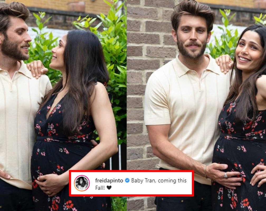 
Freida Pinto flaunts baby bump as she announces her pregnancy with fiancé Cory Tran on social media
