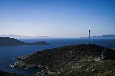 Wind and the sun power Greek islands' green energy switch