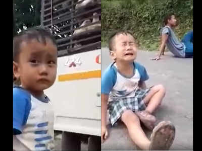 Sikkim boy cries, pleads to keep chickens he raised from being taken away