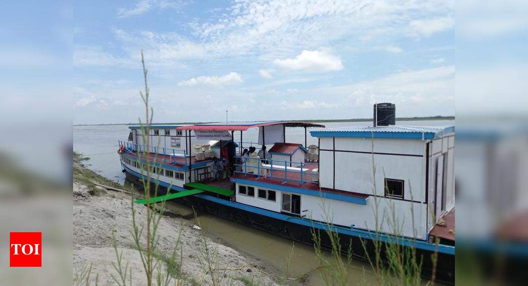 Boat-clinic brings help to Brahmaputra islands