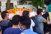 Mandira Bedi's husband and filmmaker Raj Kaushal's funeral