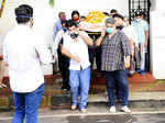 Raj Kaushal's funeral pictures