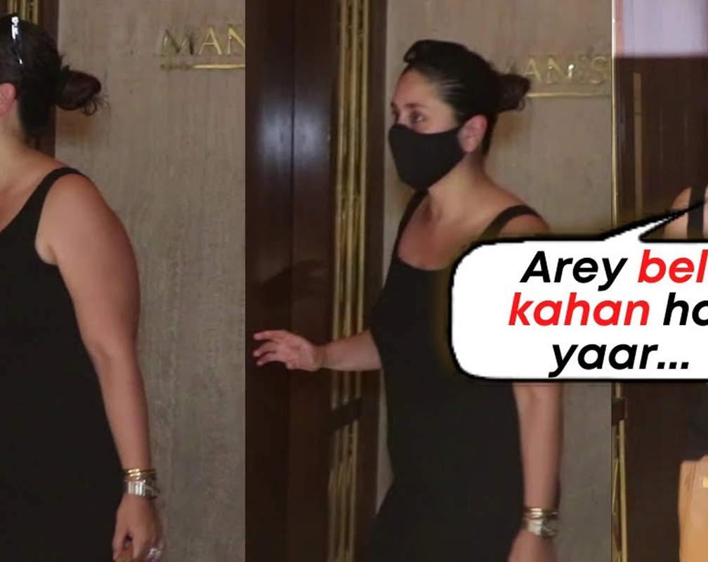 
Kareena Kapoor Khan stuck outside Manish Malhotra's house in viral video
