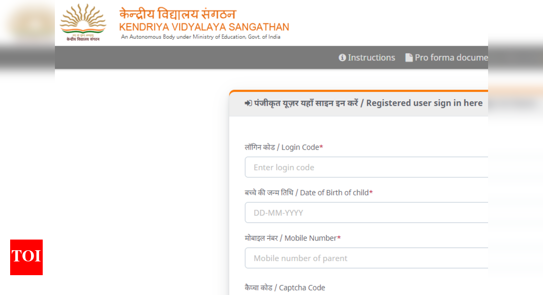 Kvs Admission Second List Kvs 2nd List 21 For Class 1 Admission Released Here S Direct Link Times Of India