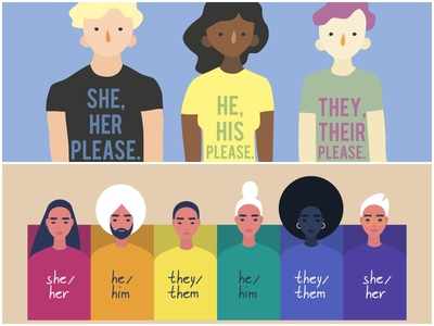 They, Them, Their, She , Her, He, His, Him, Enby: Expressing it with pronouns