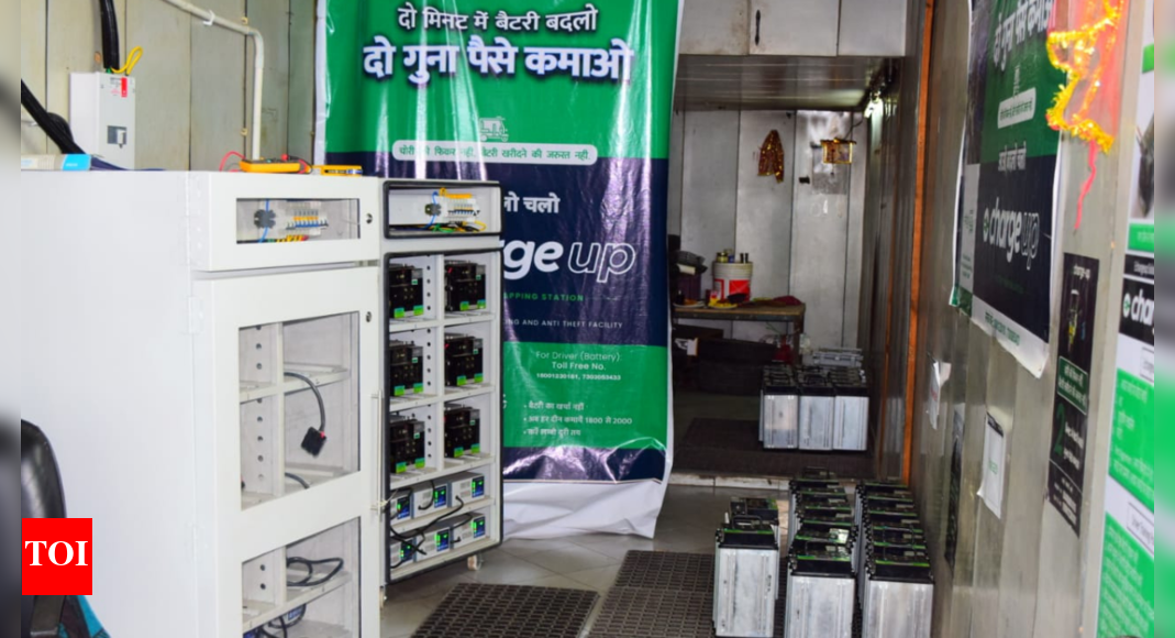 EV battery swapping firm Chargeup raises pre-Series A fund - Times of India