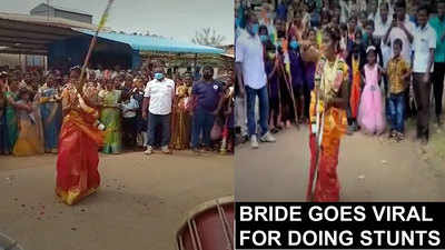 This Tamil Nadu bride is breaking the internet for her wedding-day stunts