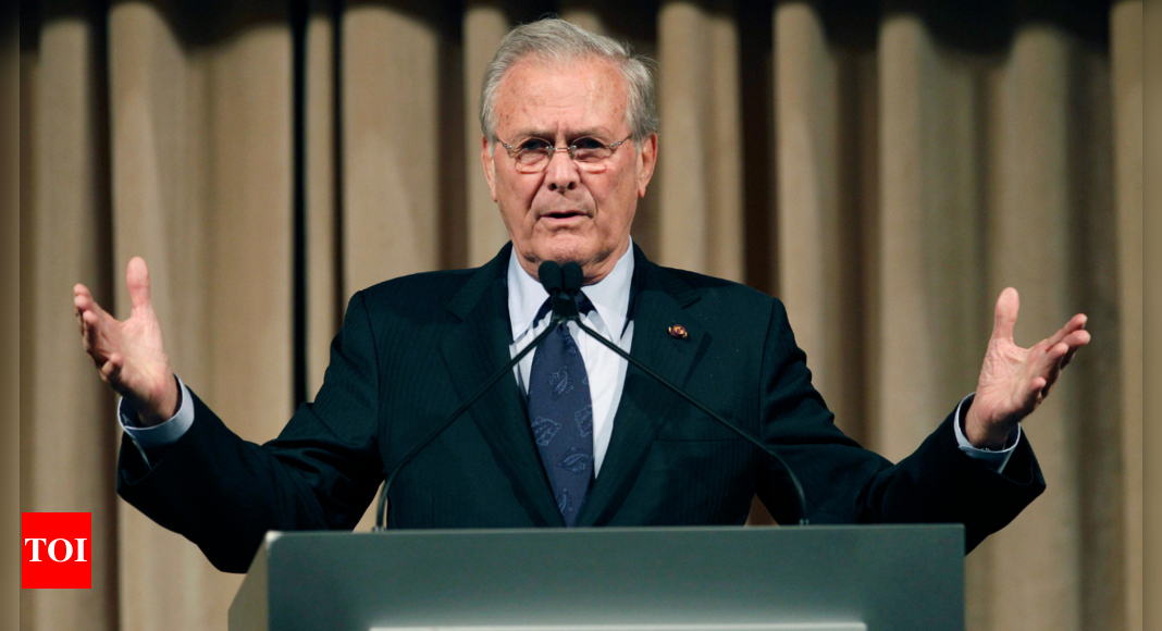Former defense secretary Donald Rumsfeld dies at 88