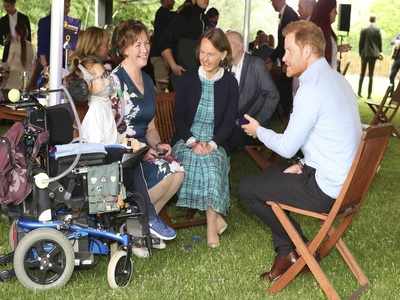 Prince Harry pays surprise visit to London charity event
