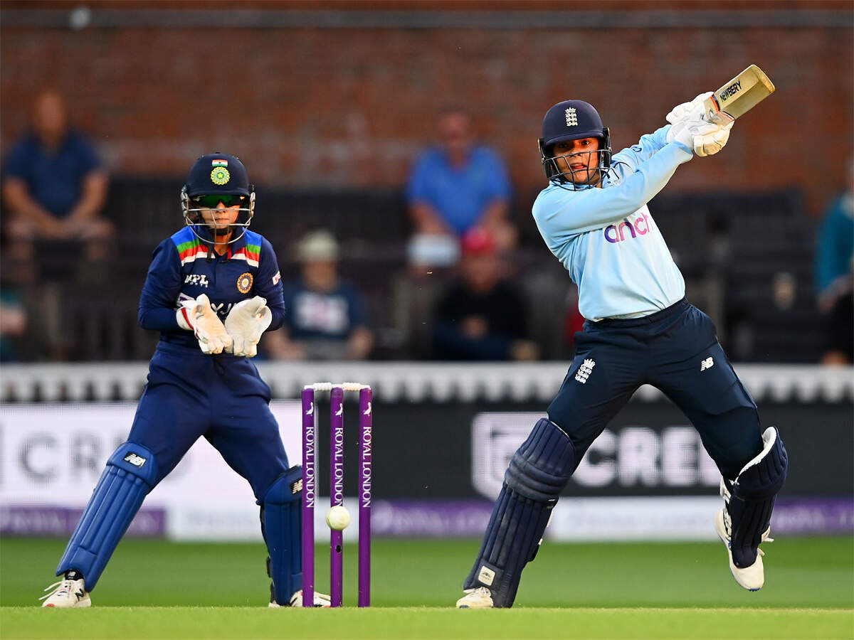 India Women Vs England Women 2nd Odi Sophia Dunkley S Match Winning Knock Ensures India Lose Series Cricket News Times Of India