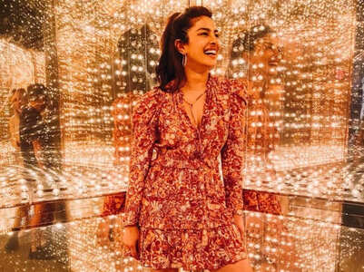 Priyanka Chopra picks a summery floral dress