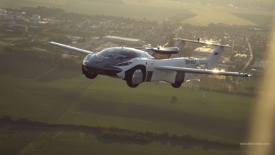 BMW-powered car completes first-ever inter-city flight