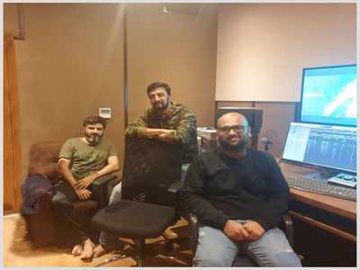 Sudeep wraps up dubbing for 'Vikrant Rona' as team preps for a major song shoot