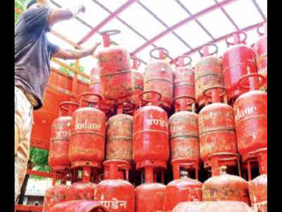 Cooking gas prices hiked, cylinder now costs Rs 887 in Hyderabad |  Hyderabad News - Times of India